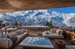 Luxury mountain chalet with breathtaking views.
