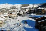 Nestled in a snow-covered mountain village, this charming property offers breathtaking views and a peaceful atmosphere.