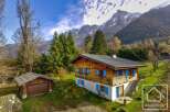 Nestled in the French Alps, this charming chalet boasts stunning mountain views and offers a tranquil escape.