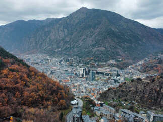 Nestled in the Pyrenees Mountains, this stunning property offers breathtaking views of Andorra la Vella.