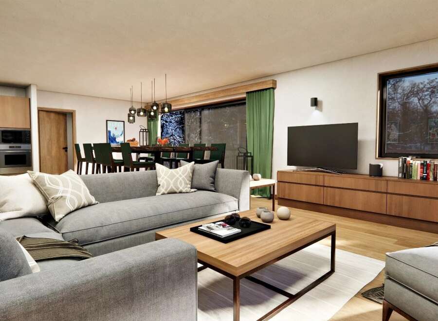 Step into luxury with this stunning living space, perfect for modern living.
