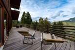 Enjoy breathtaking mountain views from this stunning deck.