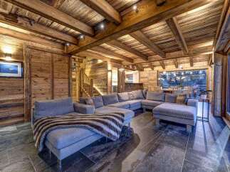 Experience rustic luxury in this stunning chalet.