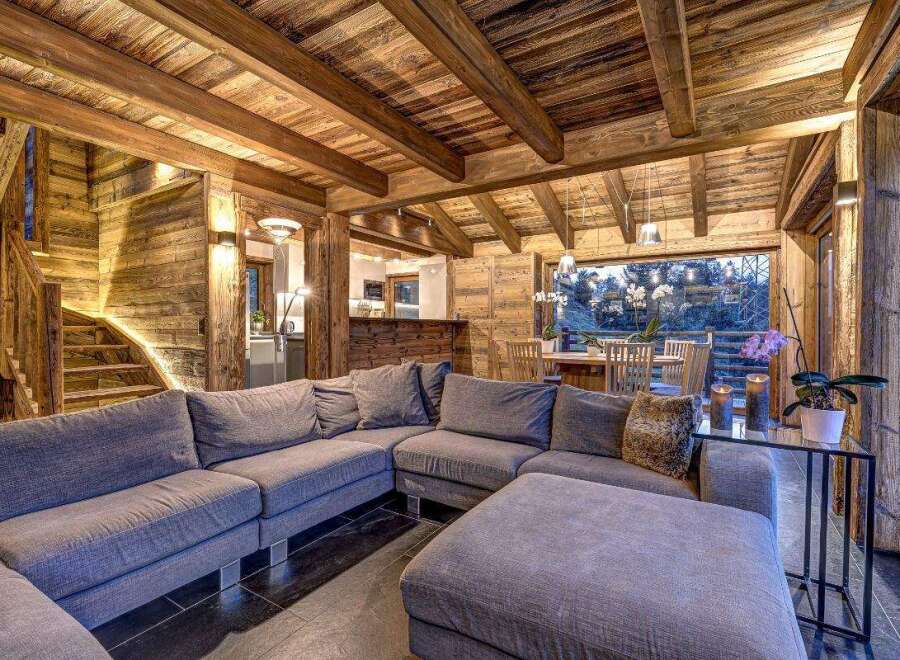 Experience rustic luxury in this stunning chalet.