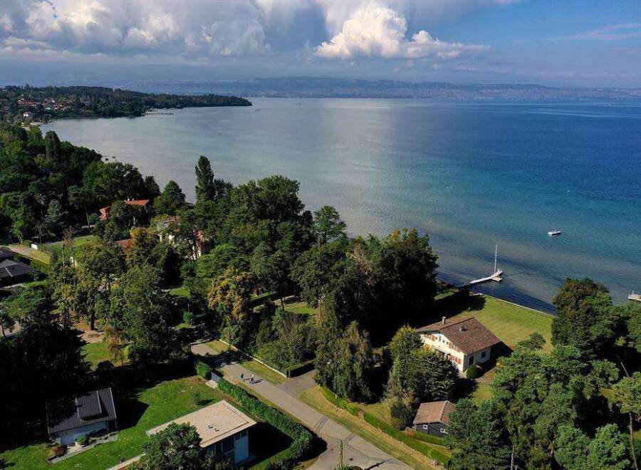 Spectacular waterfront property with breathtaking lake views.