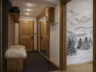 Step into a cozy and inviting entryway, perfect for welcoming guests.