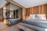 Experience luxury and tranquility in this stunning bedroom suite.
