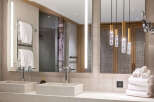 Step into luxury with this stunning bathroom design.