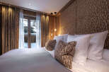 Experience luxury and tranquility in this exquisite bedroom.