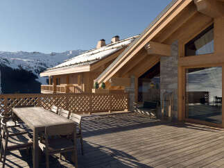 Experience the epitome of alpine luxury in this stunning chalet.