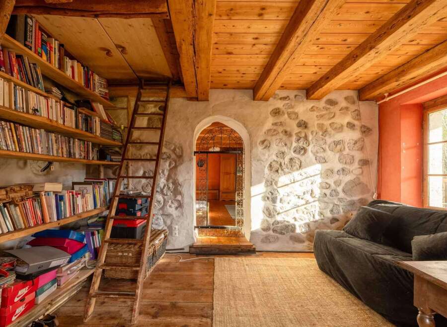 Rustic charm meets modern comfort in this unique home.