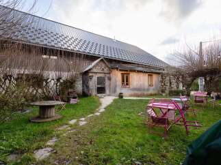 Charming rustic barn conversion with a spacious outdoor area, perfect for relaxing or entertaining.