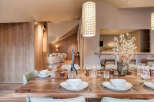Experience luxury living in this stunning property featuring a beautifully designed dining area.