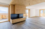 Experience the warmth of this stunning wooden interior.