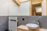 Discover a modern bathroom with a sleek design.