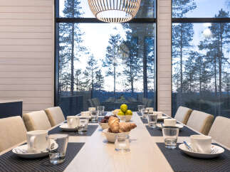 Enjoy a luxurious dining experience in this stunning property.