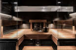 Experience ultimate relaxation in this luxurious sauna.