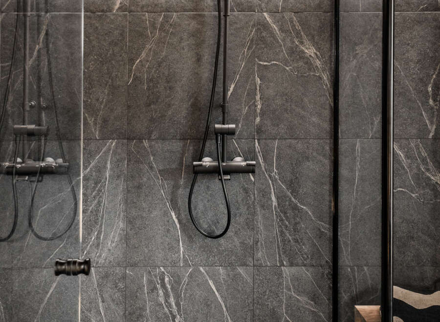 Step into a spa-like oasis with this stunning bathroom design.