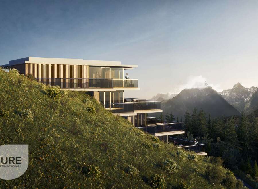 Experience luxury living in this stunning modern property nestled in the mountains.