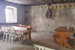 Rustic dining room with vintage charm.
