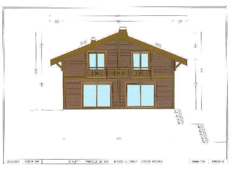 This stunning chalet boasts a spacious layout with two large windows offering breathtaking views.