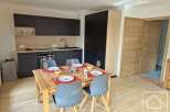 Discover this modern kitchen and dining area, perfect for entertaining or everyday living.