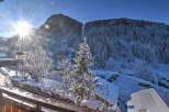 Wake up to breathtaking mountain views from this stunning chalet.