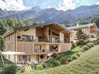 Luxury mountain chalet with stunning views.