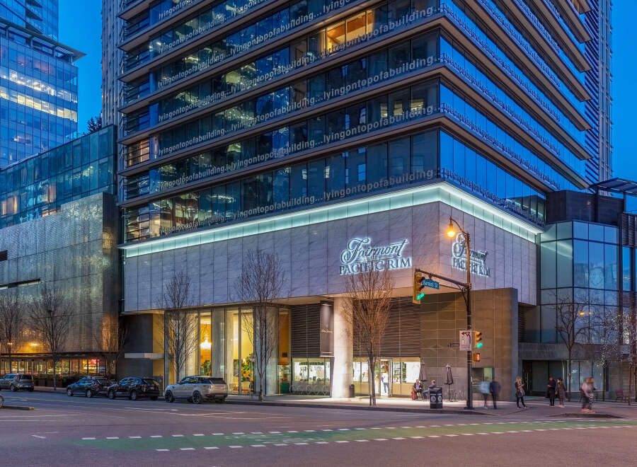 Fairmont Pacific Rim hotel is a luxurious waterfront hotel located in the heart of Vancouver, British Columbia.