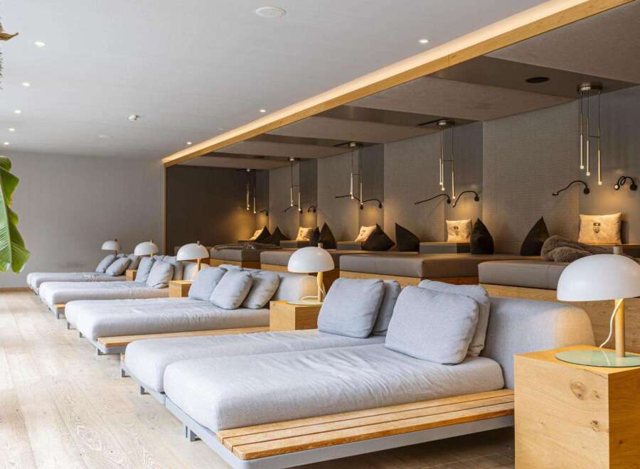 Experience ultimate relaxation in this serene spa retreat.