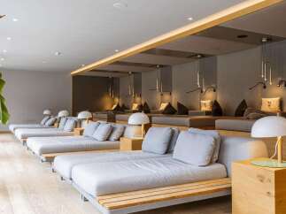 Experience ultimate relaxation in this serene spa retreat.