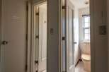 This property features a clean and well-maintained restroom with a toilet and sink.