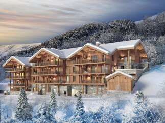 Luxury ski-in/ski-out apartments in the French Alps.