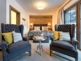 Experience ultimate comfort in this luxurious bedroom.