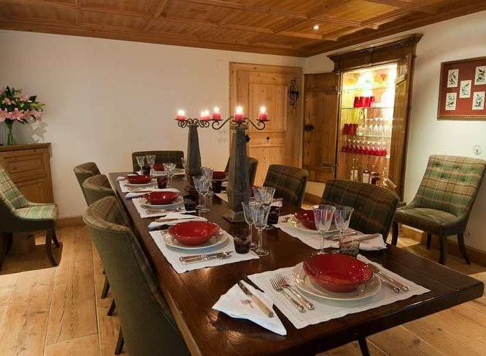 Step into a charming dining room, perfect for intimate gatherings.