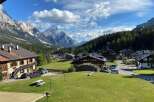 Experience breathtaking mountain views from this charming property.