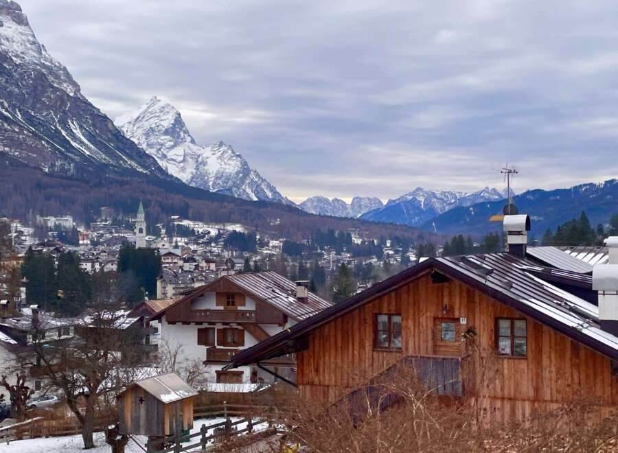 Nestled amidst the breathtaking backdrop of snow-capped mountains, this charming property offers a serene escape.