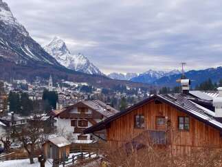 Nestled amidst the breathtaking backdrop of snow-capped mountains, this charming property offers a serene escape.