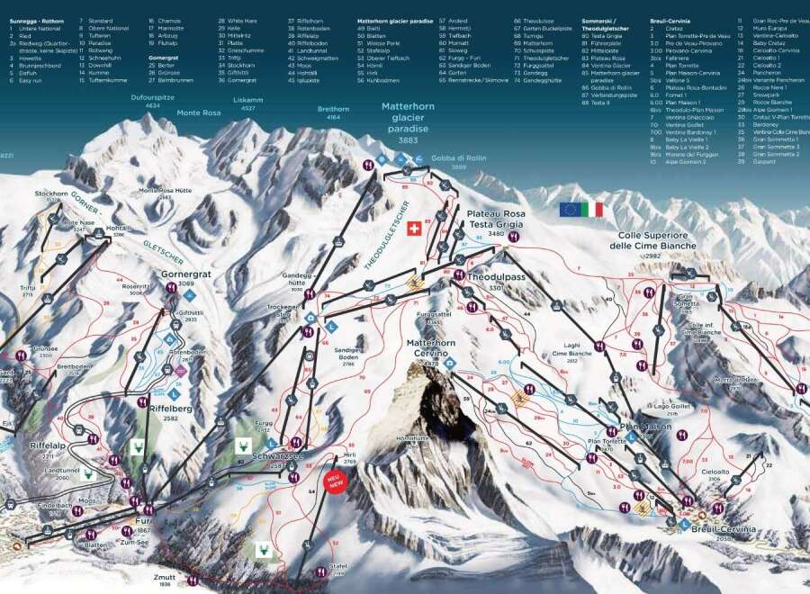 Explore the Matterhorn Ski Paradise, a stunning destination offering a variety of slopes for all skill levels.