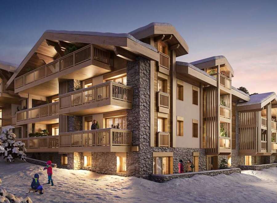 Luxury ski-in/ski-out apartments in the French Alps.