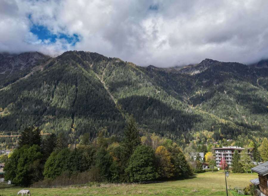 Nestled in the heart of the Alps, this charming wooden chalet offers breathtaking mountain views.