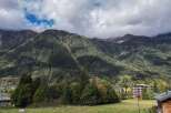 Nestled in the heart of the Alps, this charming wooden chalet offers breathtaking mountain views.