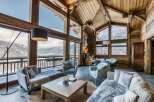 Experience luxury living in this stunning chalet with breathtaking mountain views.