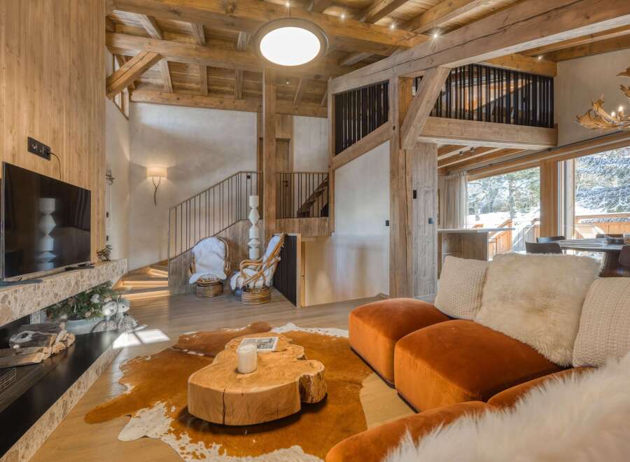 Experience the epitome of rustic luxury in this stunning chalet.