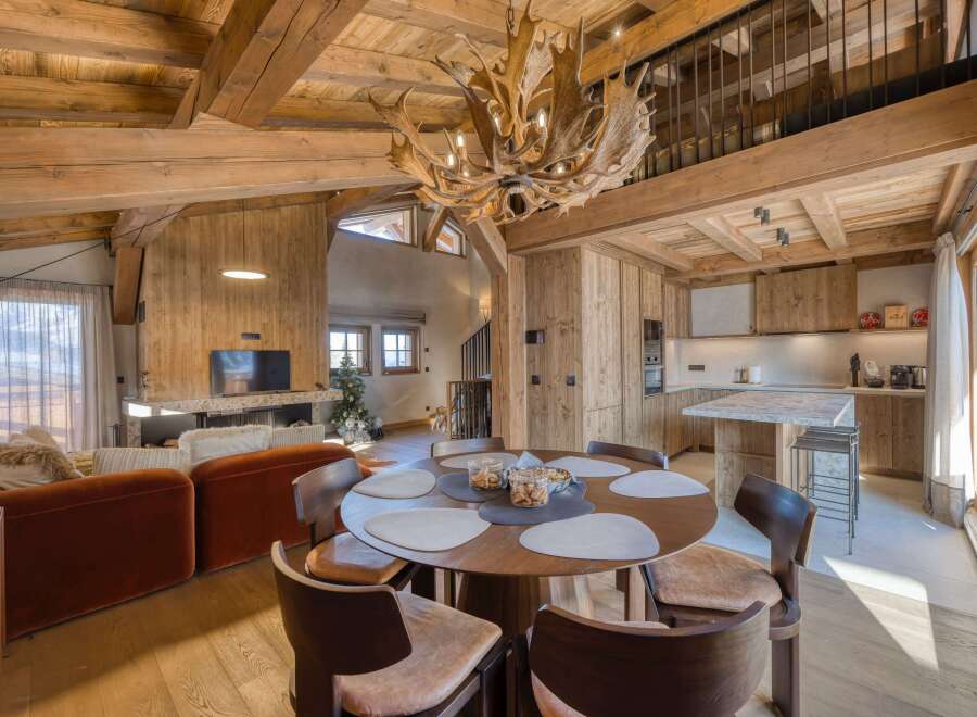 Experience the epitome of rustic luxury in this stunning chalet.