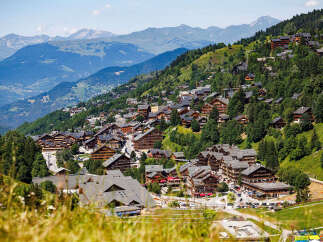 Nestled in the heart of the mountains, this stunning property offers breathtaking views and a serene atmosphere.