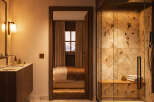 Step into luxury with this stunning bathroom design.
