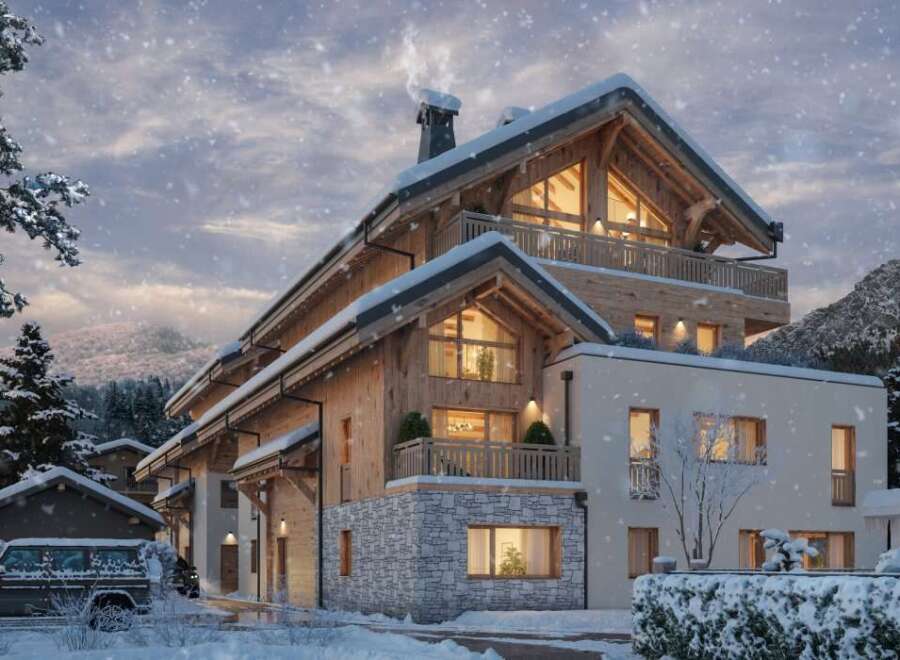 Luxury chalet in the mountains with stunning views.