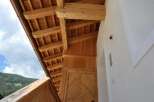 Discover the charm of this property, showcasing exquisite wooden architecture.