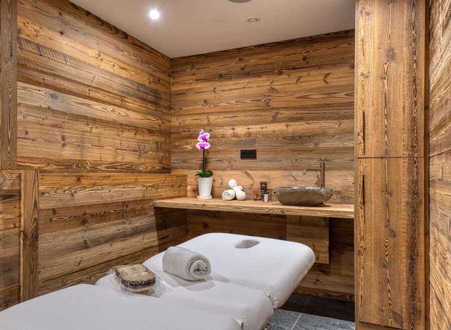 Step into a serene spa retreat.